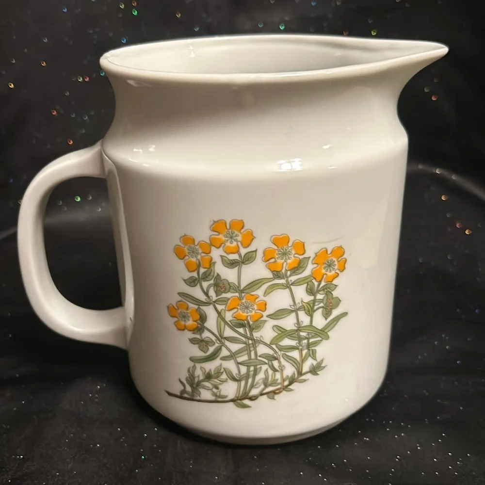 Flowered Pitcher